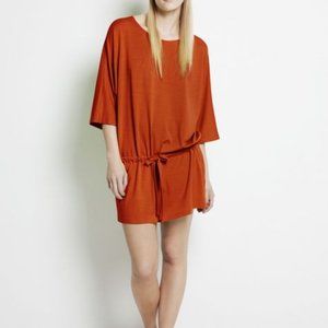 marimekko Limu Tunic Dress Vermillion Orange